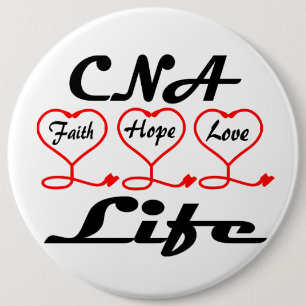 Bóton Redondo 15.24cm CNA Hope Love Faith