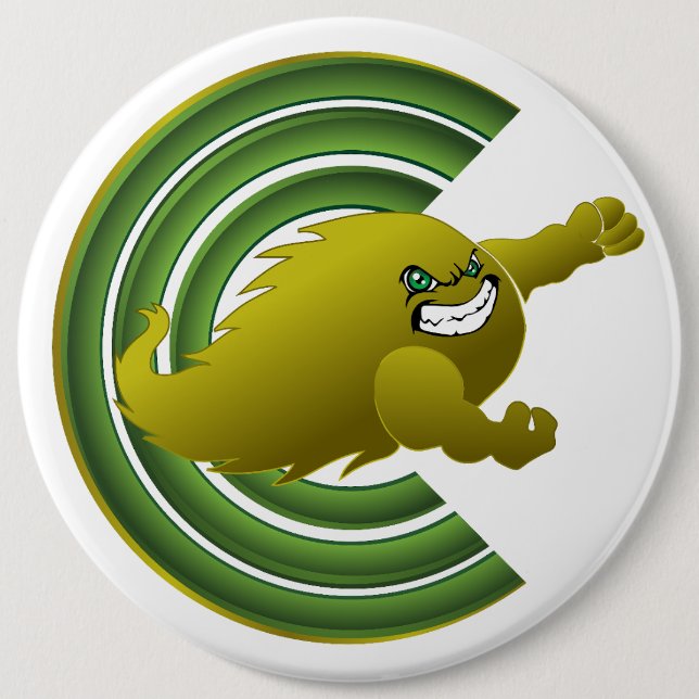 Bóton Redondo 15.24cm Coloma Comets #2 (Frente)