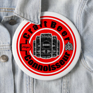 Bóton Redondo 15.24cm Consola de Cerveja do artesanato