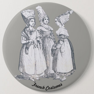 Bóton Redondo 15.24cm ~ COSTUMES ~ Camponeses Franceses ~ Marselha ~ 185