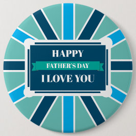 Bóton Redondo 15.24cm Crachá - Dia de os pais feliz