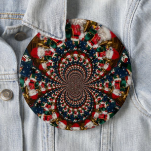 Bóton Redondo 15.24cm Crie seus próprios presentes coloridos de Natal re