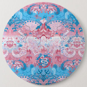 Bóton Redondo 15.24cm Damasco do Dragão Transgênero - Cor do Sinalizador