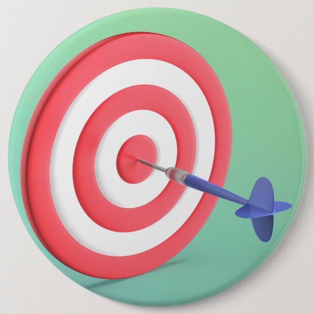 Bóton Redondo 15.24cm Dart e dartboard (Frente)