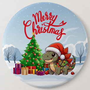 Bóton Redondo 15.24cm Dinheiro de Natal de bebê bonito/caprichoso