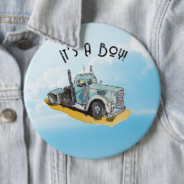 Bóton Redondo 15.24cm É um menino!