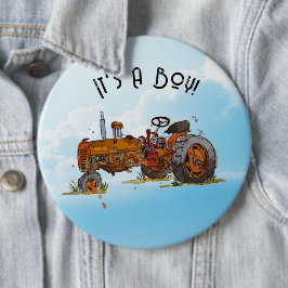 Bóton Redondo 15.24cm É um menino!