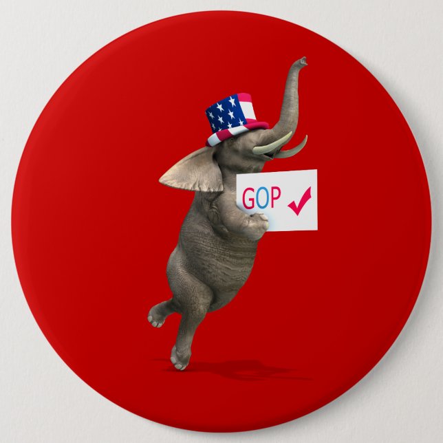 Bóton Redondo 15.24cm Elefante GOP (Frente)