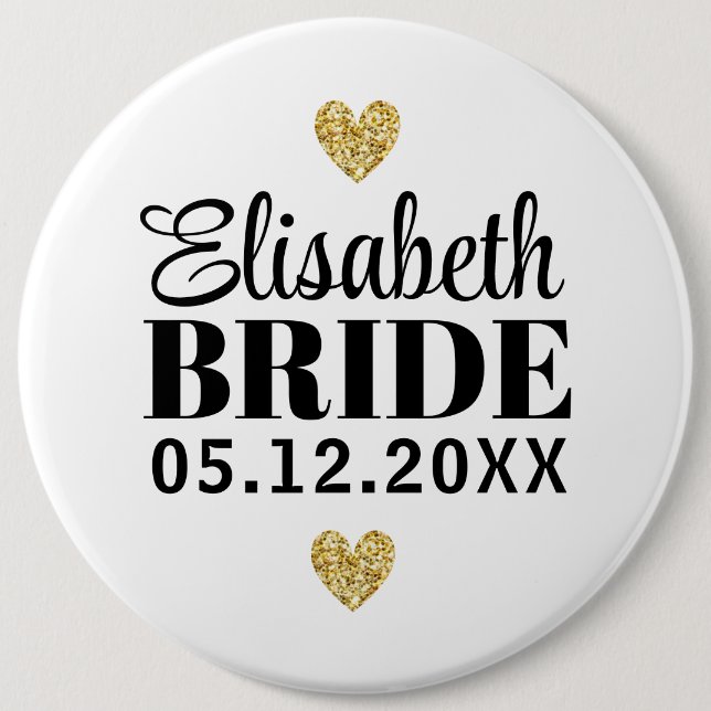 Bóton Redondo 15.24cm Élégant et Simple Pour Demoiselle D'Honneur (Frente)