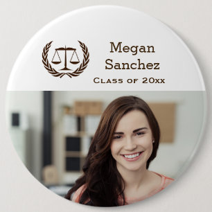 Bóton Redondo 15.24cm Escalas clássicas da graduação da escola de