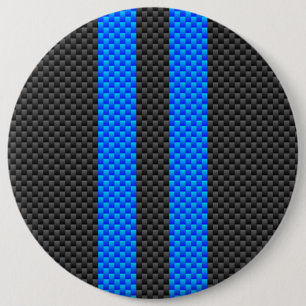 Bóton Redondo 15.24cm Estilos de fibra de carbono azul no Céu desportiv