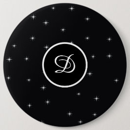 Bóton Redondo 15.24cm Estrelas retrô de tendência inicial personalizadas