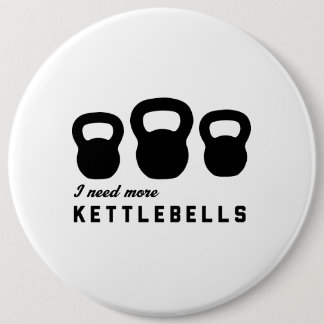 Bóton Redondo 15.24cm Eu preciso mais Kettlebells