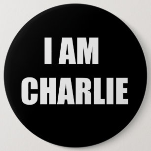 BÓTON REDONDO 15.24CM EU SOU CHARLIE