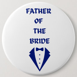 Bóton Redondo 15.24cm Father of the Bride