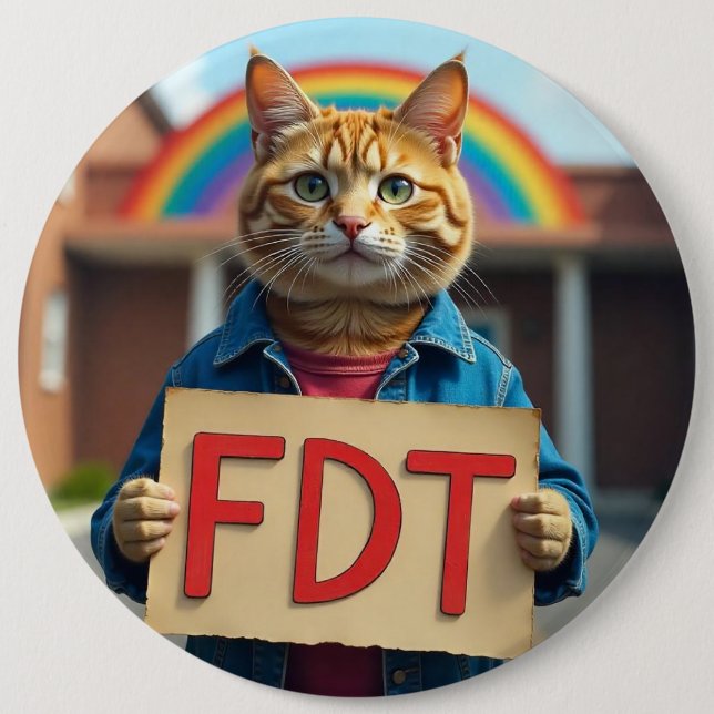 Bóton Redondo 15.24cm FDT, se você sabe (Frente)