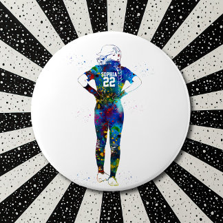 Bóton Redondo 15.24cm Female Softball Player