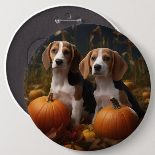 Bóton Redondo 15.24cm Filhote de Foxhound Inglês Americano Delícia de Ou