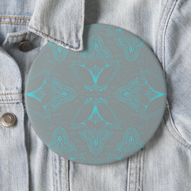 Bóton Redondo 15.24cm Flor Mandala 6 (In Situ)