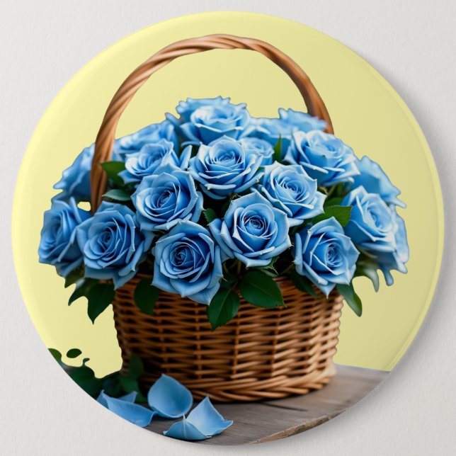 Bóton Redondo 15.24cm Flores (Frente)