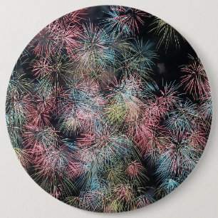 Bóton Redondo 15.24cm Fogos Coloridos...