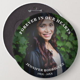 Bóton Redondo 15.24cm Fotos Personalizadas Celebração Da Vida Morte Lemb