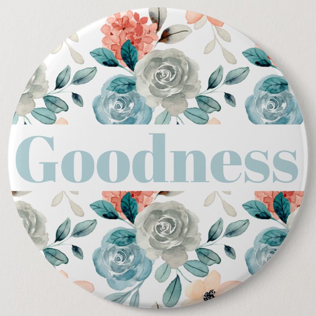 Bóton Redondo 15.24cm Fruta do Botão Espírito - Boa sorte (Frente)