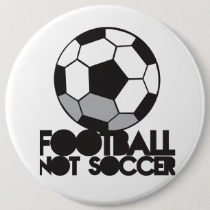 Bóton Redondo 15.24cm Futebol do FUTEBOL não! camisa da bola