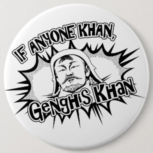 Bóton Redondo 15.24cm Genghis Khan pode!