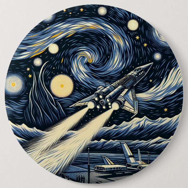 Bóton Redondo 15.24cm Gogh Ship Gogh (Frente)