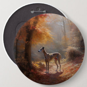 Bóton Redondo 15.24cm Greyhound no outono deixa cair inspiração