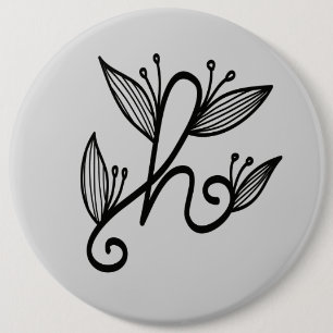 Bóton Redondo 15.24cm h escrito à mão