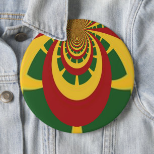 Bóton Redondo 15.24cm Hakuna Matata Vintage LEGAL RETRO jamaicas Rastas