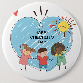 Bóton Redondo 15.24cm Happy Children’s Day