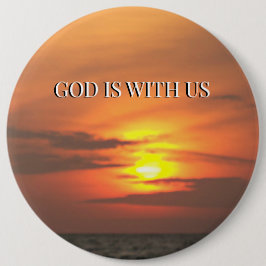 Bóton Redondo 15.24cm Held in His Peace