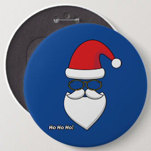 Bóton Redondo 15.24cm Ho Ho Papai Noel