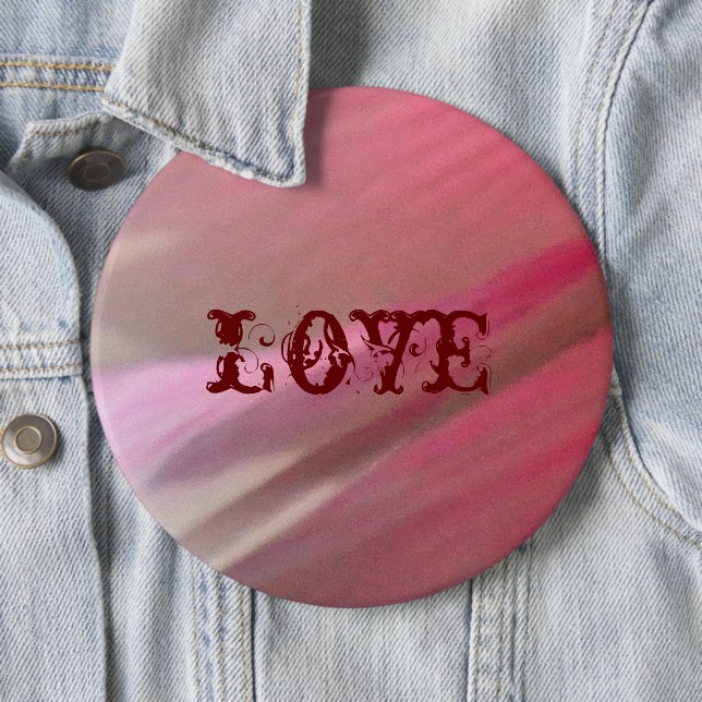 Bóton Redondo 15.24cm Hollyhock 10 abstrato 3 Love (In Situ)