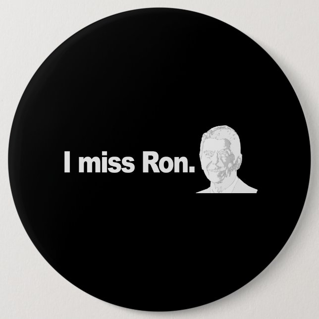 Bóton Redondo 15.24cm I MISS RON 2 Bumpersticker (Frente)