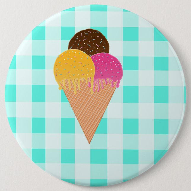 Bóton Redondo 15.24cm icecreame (Frente)
