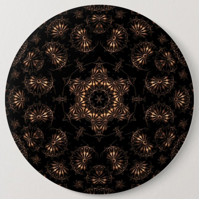 Bóton Redondo 15.24cm Idade do Bronze Mandala (Frente)