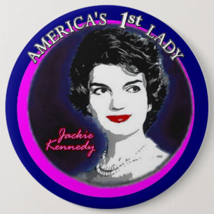 Bóton Redondo 15.24cm Jackie Kennedy: A primeira senhora de América