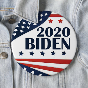 Bóton Redondo 15.24cm Joe Biden 2020 Eleição
