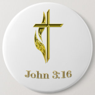 Bóton Redondo 15.24cm John 3:16