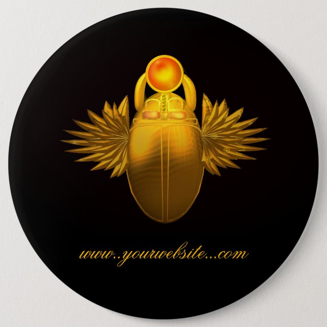 Bóton Redondo 15.24cm Kherpi Deus do Sol Ascensão (Frente)