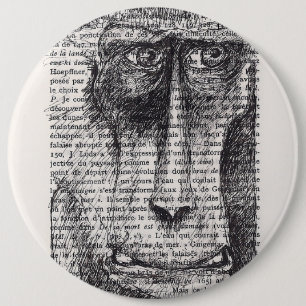 Bóton Redondo 15.24cm Macaco Chinês Ano Novo 2016 Astrologia Chinesa