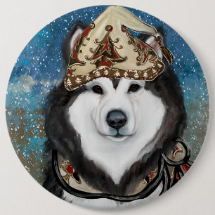 Bóton Redondo 15.24cm Malamute do Alasca