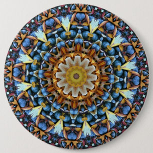 Bóton Redondo 15.24cm Mandala Geométrico