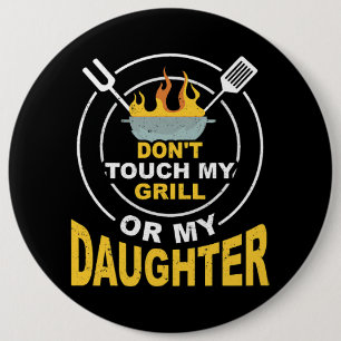 Bóton Redondo 15.24cm Mens Barbecue Mestre Barbecue Apron CHURRASCO Grie