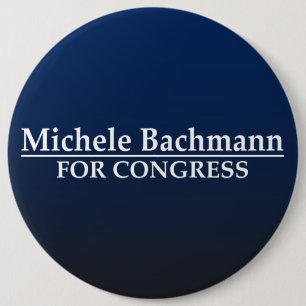 Bóton Redondo 15.24cm Michele Bachmann para o congresso