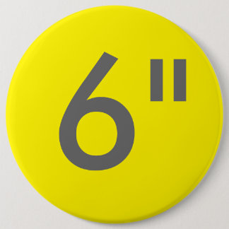 Bóton Redondo 15.24cm Modelo de Botão Arredondado Gigante Impressão de 6